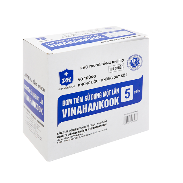 Bơm Tiêm 5cc 25G Vinahankook (H/100A)