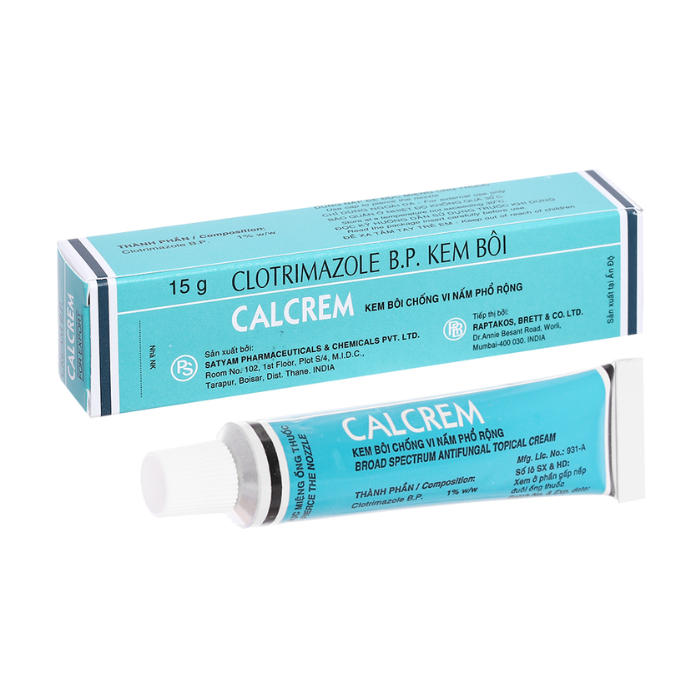 Calcrem Clotrimazol 1% Satyam Pharma (T/15GR)