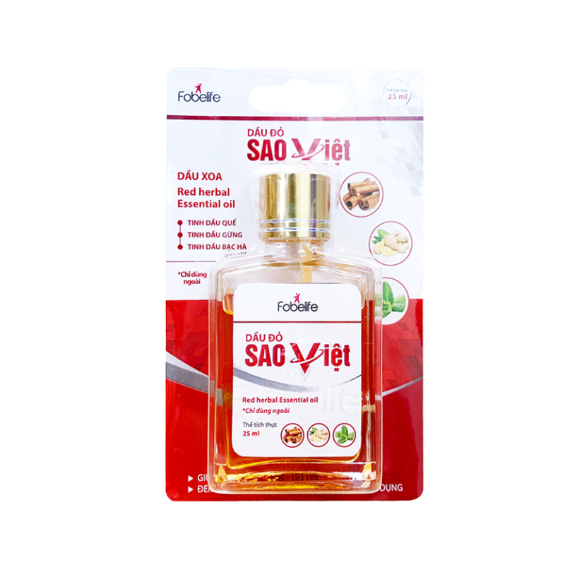 Dầu đỏ Sao Việt 25ml