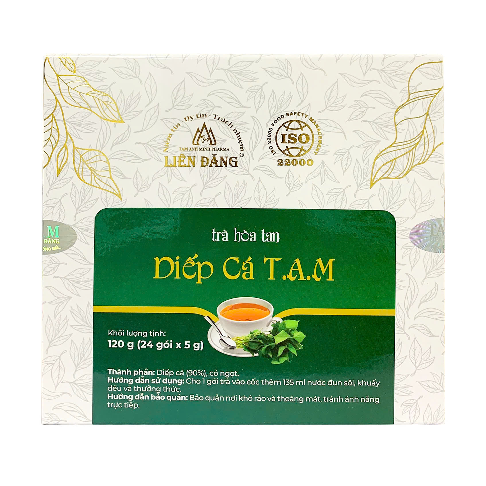 Trà hòa tan Diếp Cá T.A.M (H/24 gói)