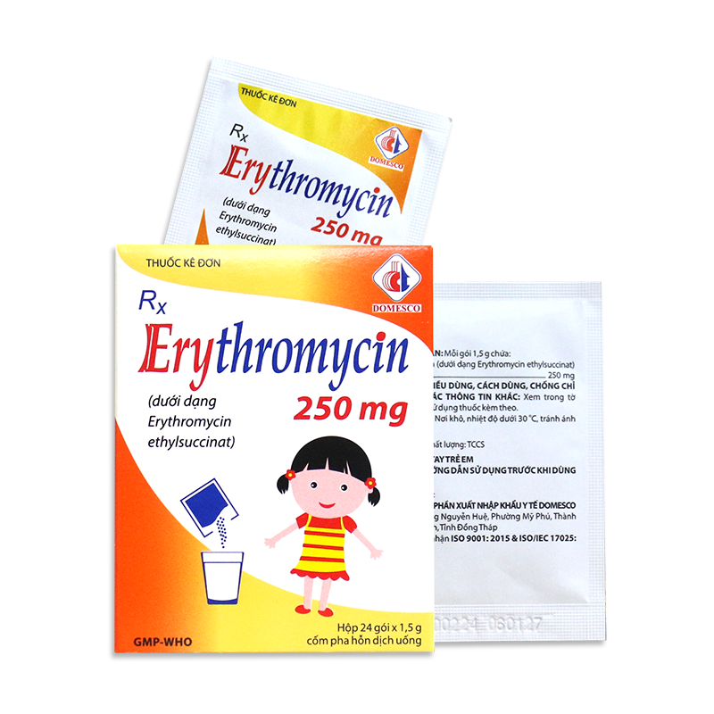 Erythromycin 250mg Domesco (H/24G)