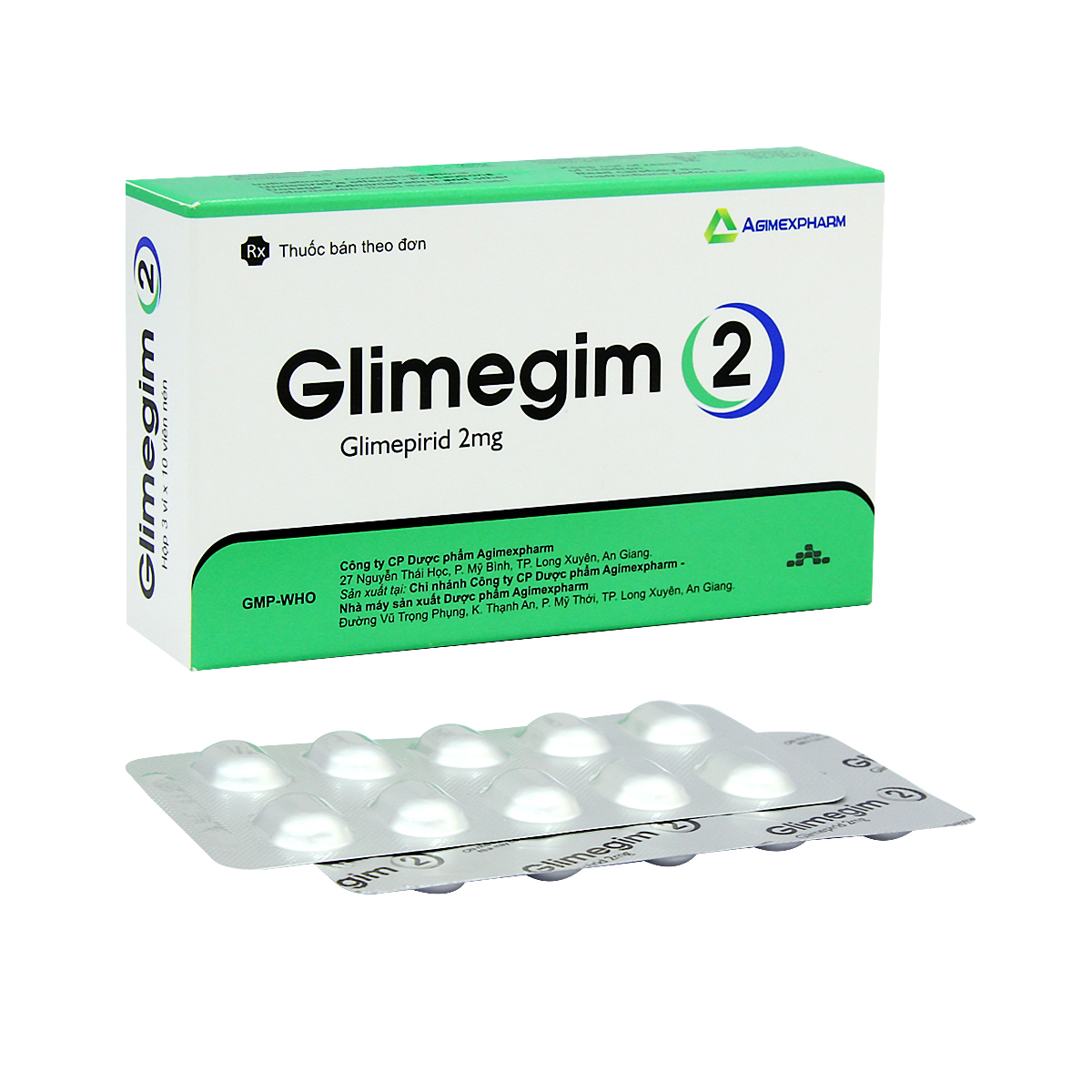 Glimegim 2mg Agimexpharm - H/60v