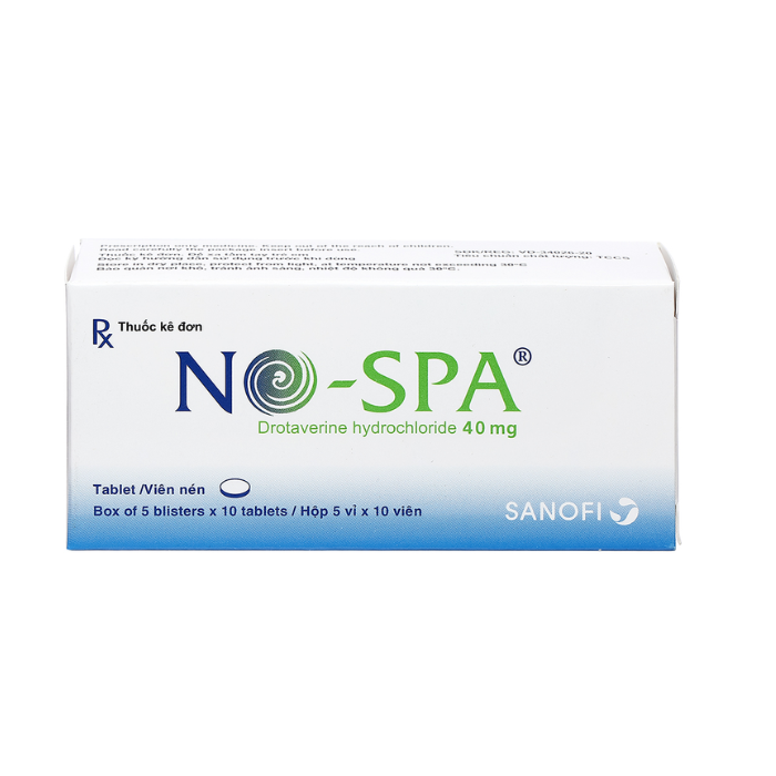 No-Spa Drotaverin 40mg Sanofi (H/50V)