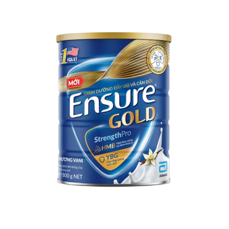 Sữa bột Ensure Gold StrengthPro Abbott 800gr