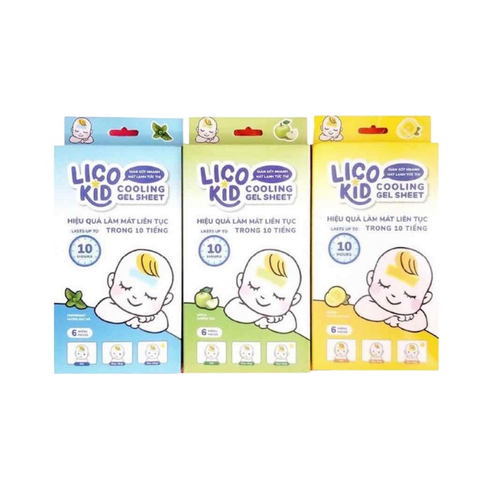 Miếng dán hạ sốt Licokid (H/6 miếng)