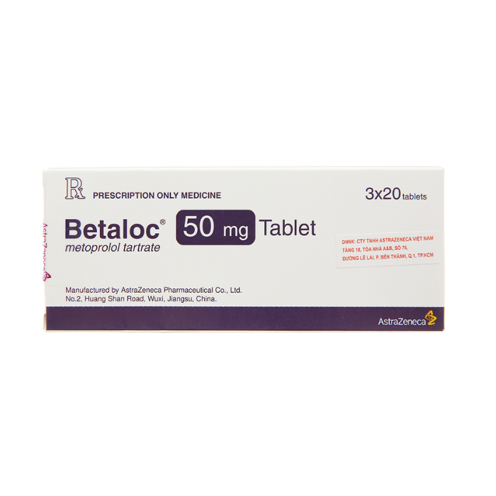 Betaloc 50mg AstraZeneca (H/60V)