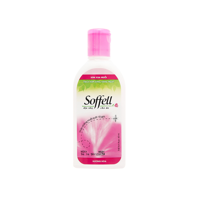 Kem Xua Muỗi Soffell Hương Hoa (C/60ML)