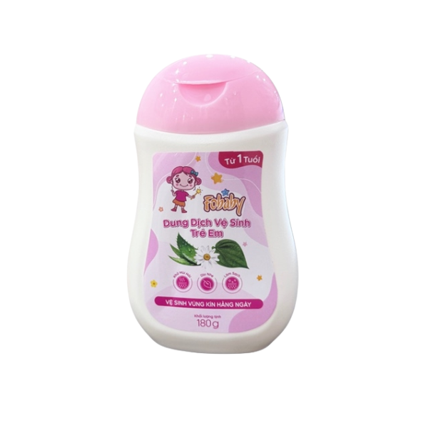 Dung dịch vệ sinh trẻ em Fobaby 180g