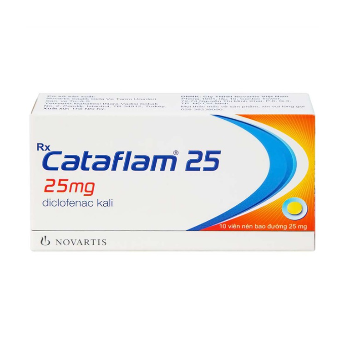 Cataflam 25mg Novartis (H/10V)