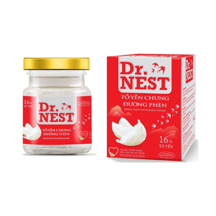 Yến Sào Đường Phèn Dr.Nest 16% (Lọ)