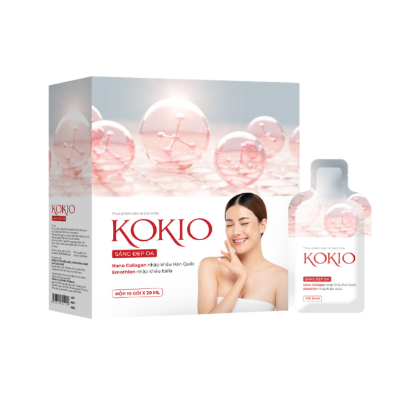 Nước uống KOKIO SÁNG ĐẸP DA (H/10 gói)