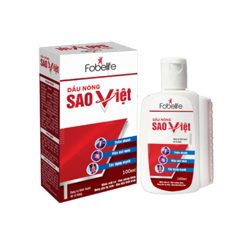 Dầu Nóng Sao Việt 100ml - Nóng Mạnh