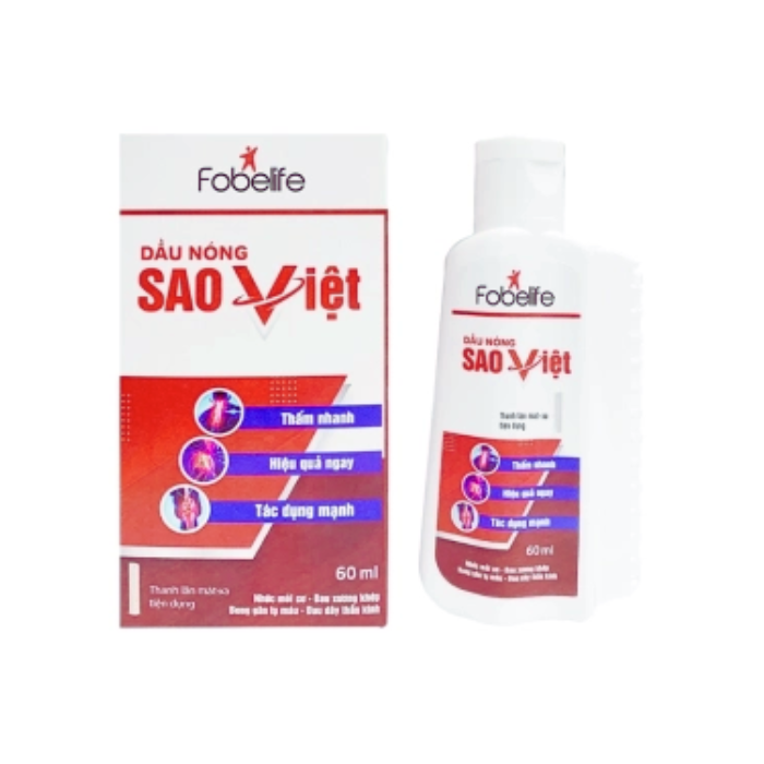 Dầu Nóng Sao Việt 60ml-Nóng Mạnh