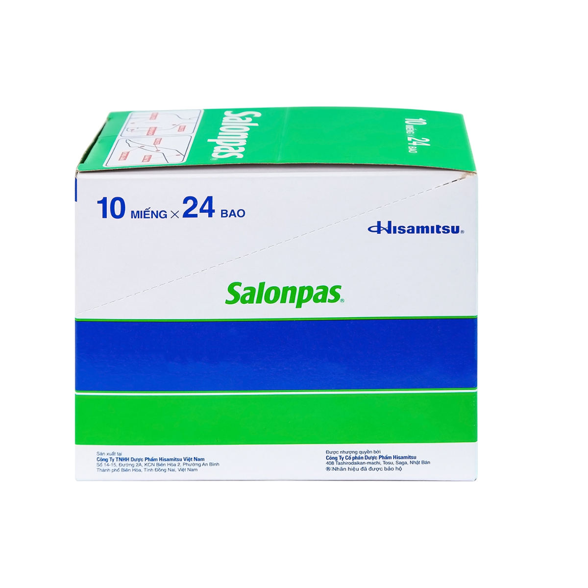 Salonpas Hisamitsu (H/24 gói * 10 miếng)
