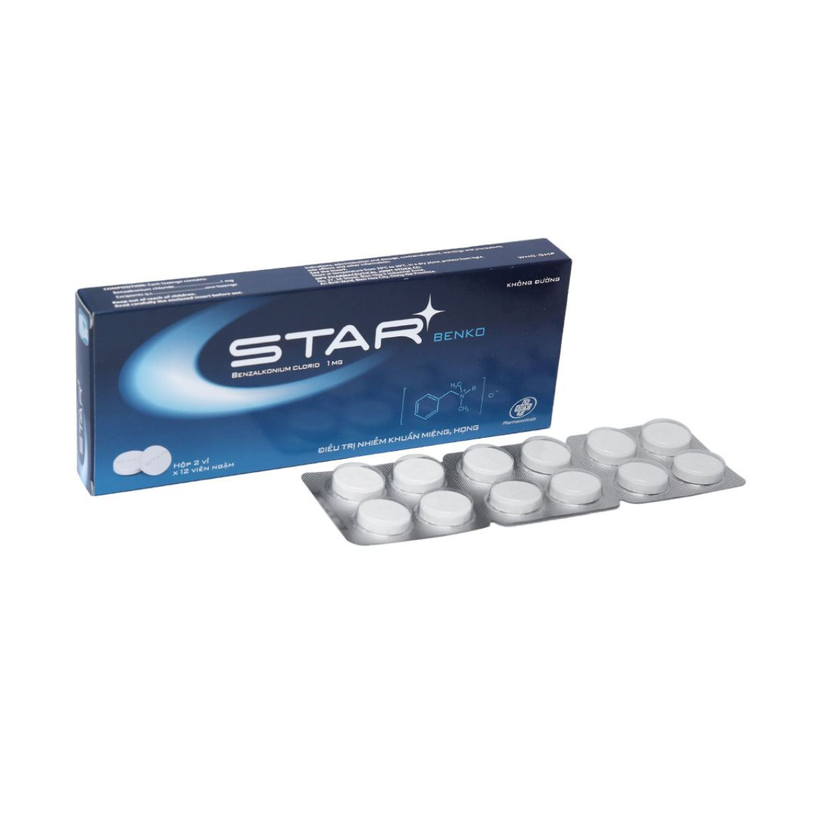 Viên Ngậm Star Benko OPV Xanh Dương 1mg(H/24V)