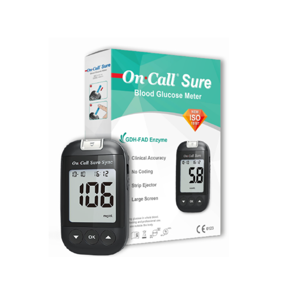 Máy Đo Đường Huyết On Call Sure (không kèm que) (Bộ)