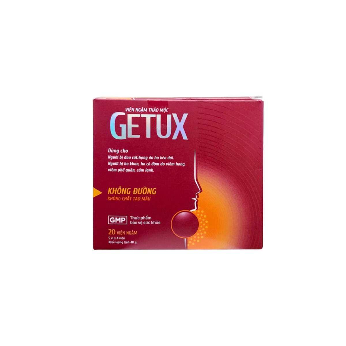 Kẹo Ngậm Không đường Getux (H/20v)