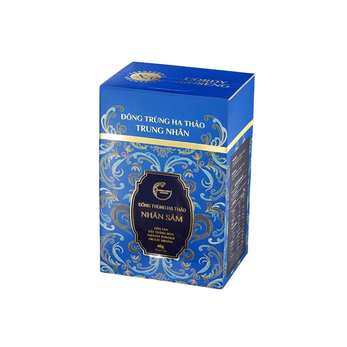 Trà Hòa tan Đông Trùng Hạ Thảo Nhân Sâm (H/60gr)