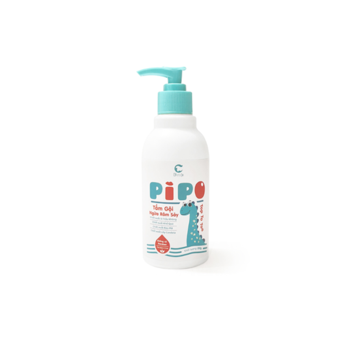 Sữa tắm gội ngừa rôm sảy Pipo 250g