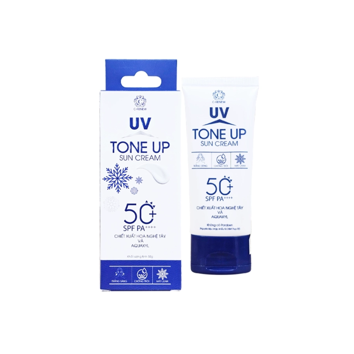 Kem chống nắng UV TONE UP 50+ C-Renew 50gr