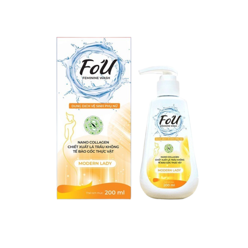 Dung dịch vệ sinh phụ nữ Fo'U Morden Lady Hương hiện đại 200ml