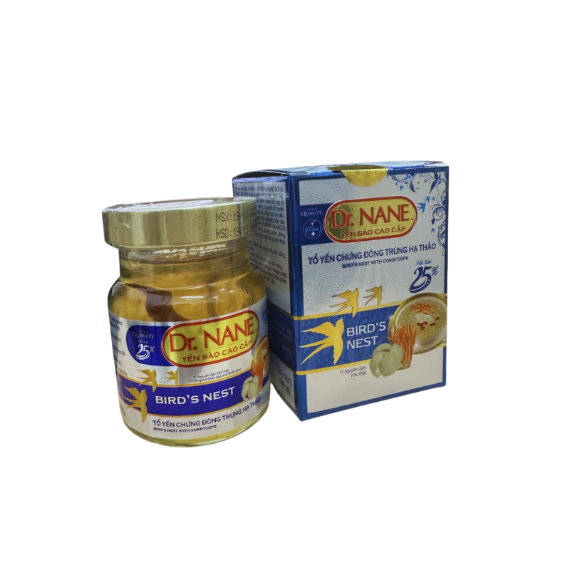 Yến sào Dr. Nane Đông Trùng 25% (Lọ 70ml)