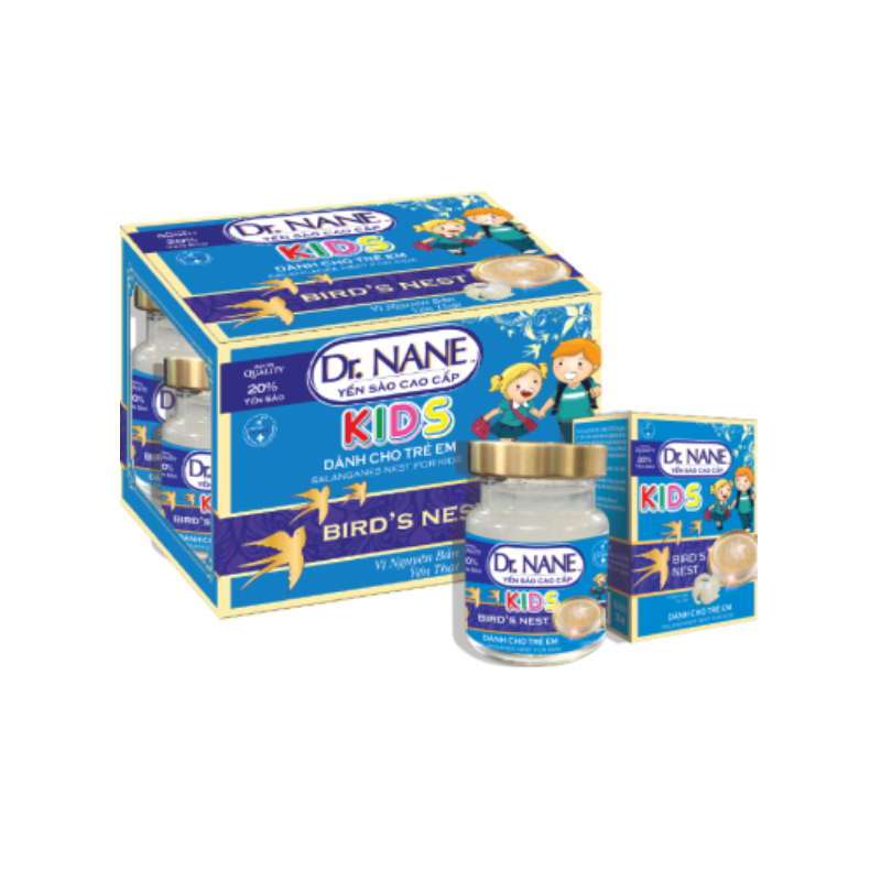 Yến sào Dr.Nane Kids Vitamin 20% (Lốc 4 Lọ)