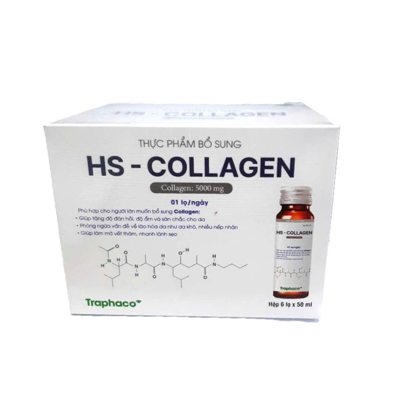 TPBS HS - Collagen 5000mg Traphaco CNC (H/6 lọ)