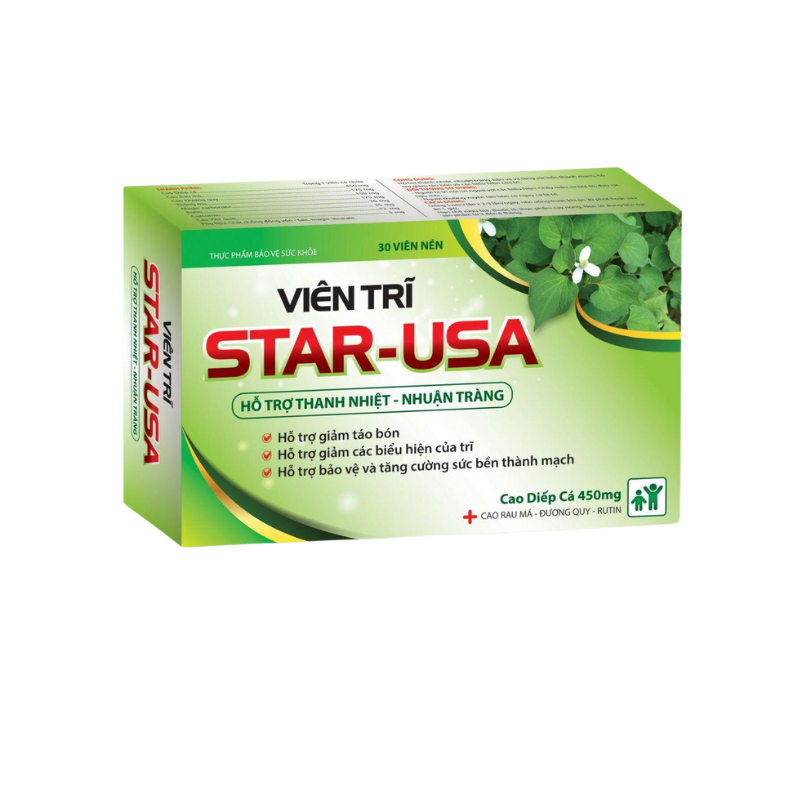 Viên Trĩ Star USA (H/30v)