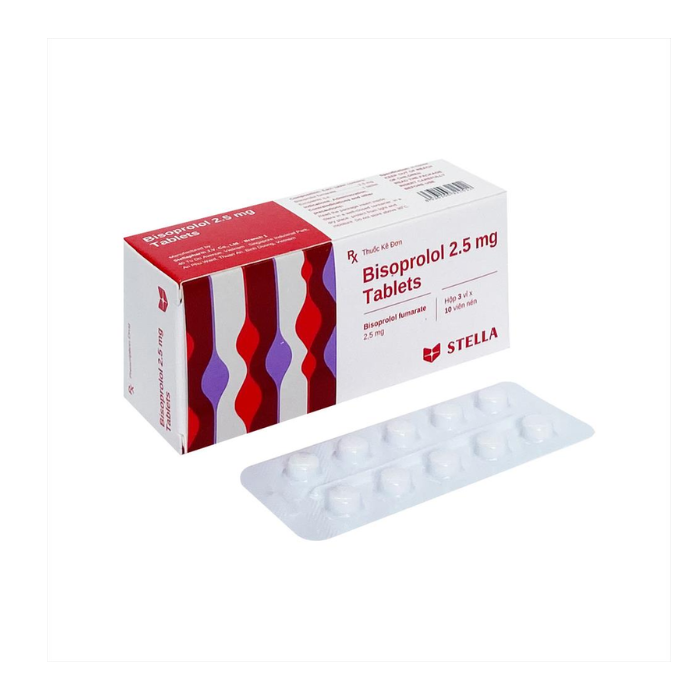Bisoprolol 2.5mg STELLA (H/30V)