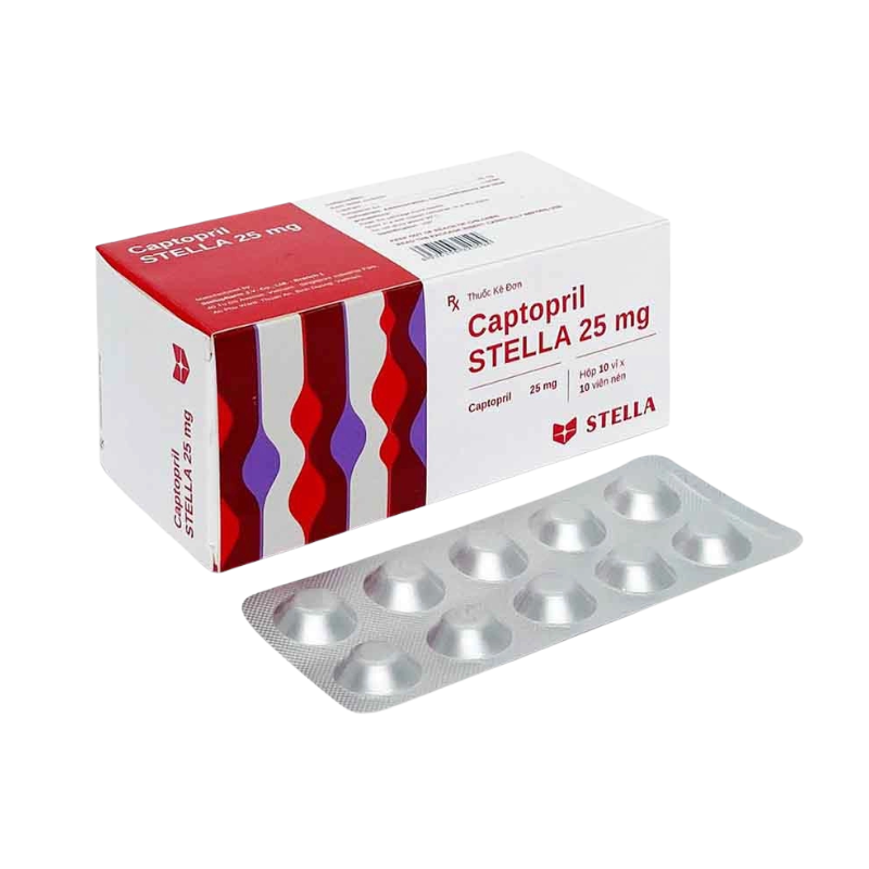 Captopril 25 STELLA (H/100V)