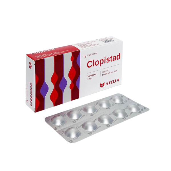 Clopistad Clopidrogel 75mg STELLA (H/30V)