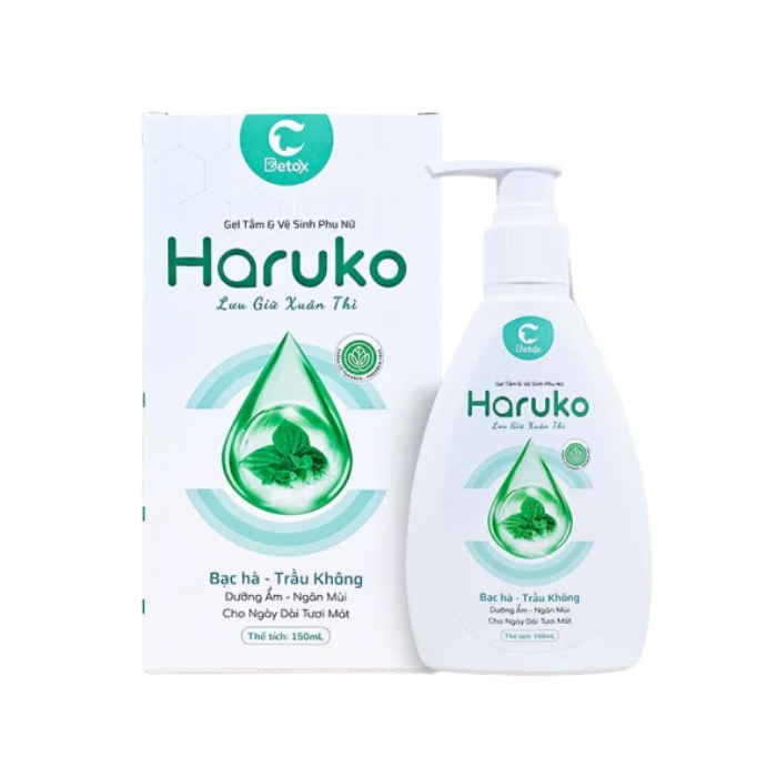 Gel tắm & Vệ sinh phụ nữ Haruko Bạc Hà