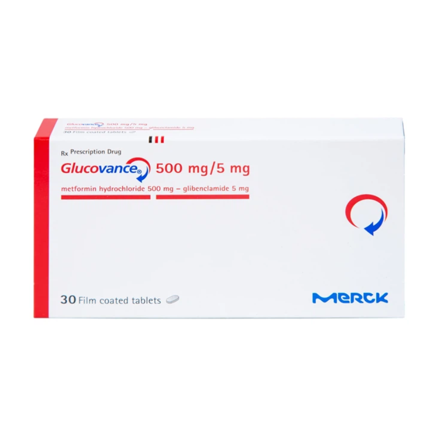 Glucovance 500mg/5mg Merck (H/30V)