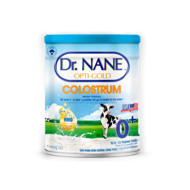 Sữa Dr.Nane Colostrum 0+ 800gr (0 - 12 tháng tuổi)