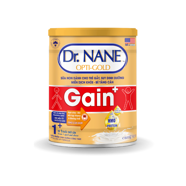 Sữa Dr Nane Gain 1+ 800gr (trên 1 tuổi)