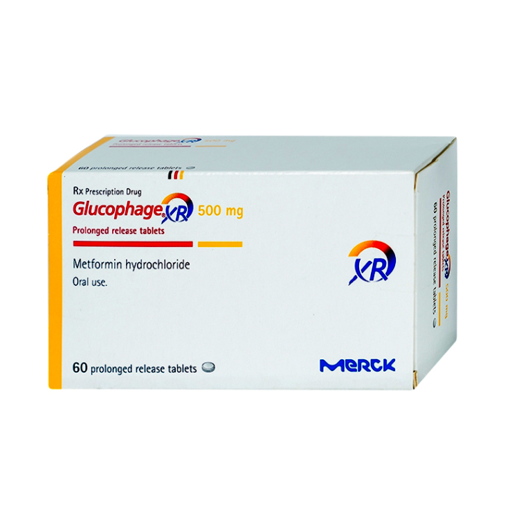 Glucophage 500 XR Merck (H/60V)
