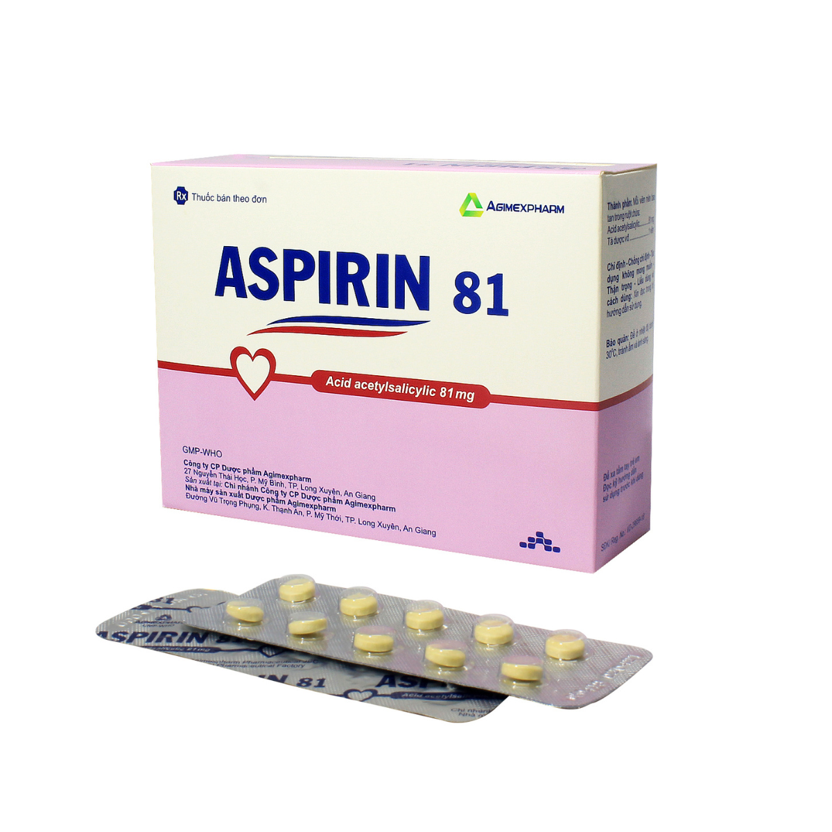Aspirin 81 Agimexpharm (H200v)