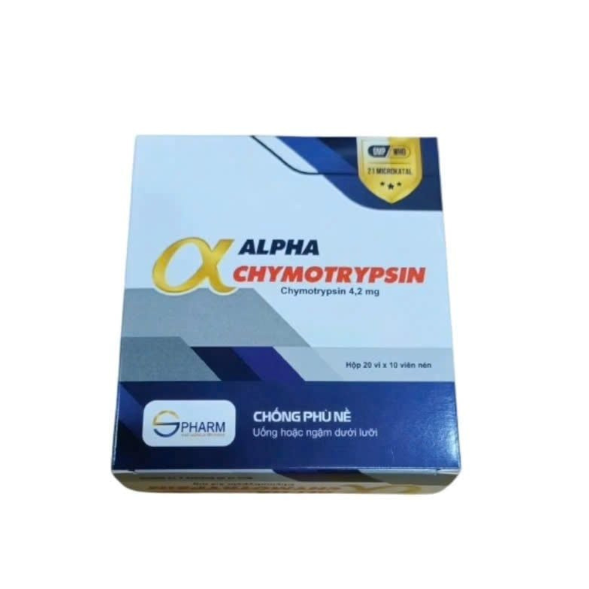 Alphachymotrypsin 4.200 S.Pharm (H/200v)