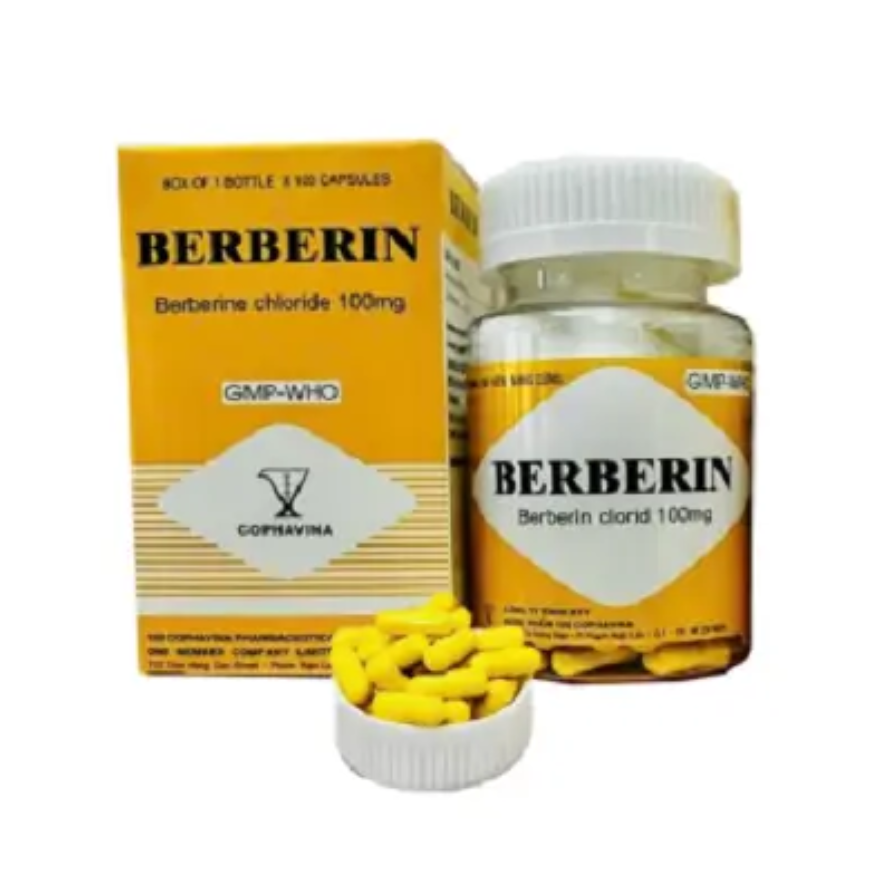 Berberin 100mg Cophavina (C/100v)