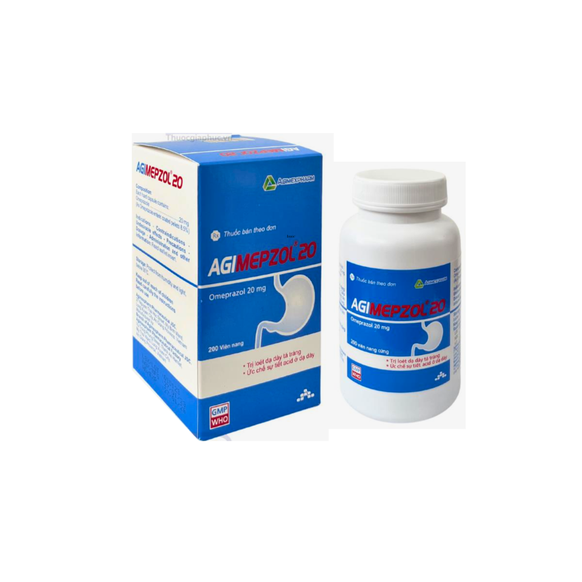 Agimepzol 20mg Agimexpharm (C/200v)