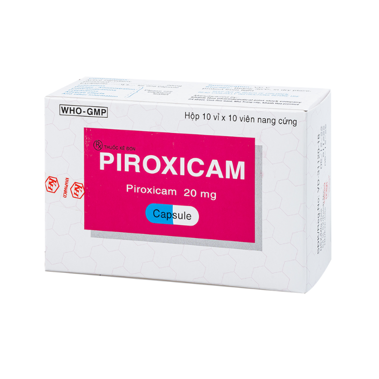 Piroxicam 20mg Khapharco (H/100V)