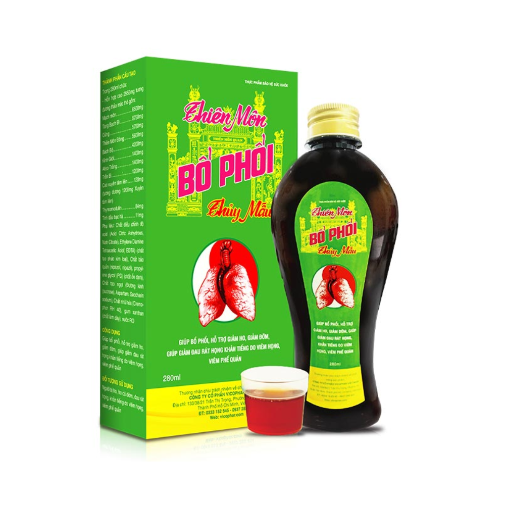 Thiên môn bổ phổi Thuỷ Mẫu (C/280ml)