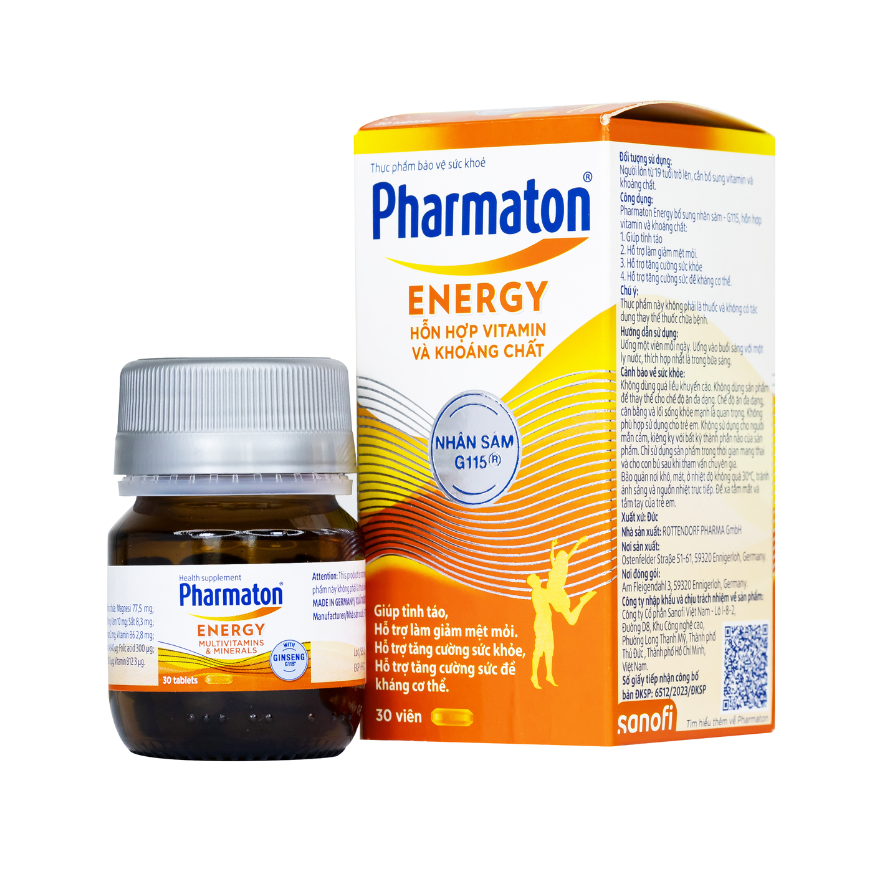 Pharmaton Energy Rottendorf (C/30 Viên)