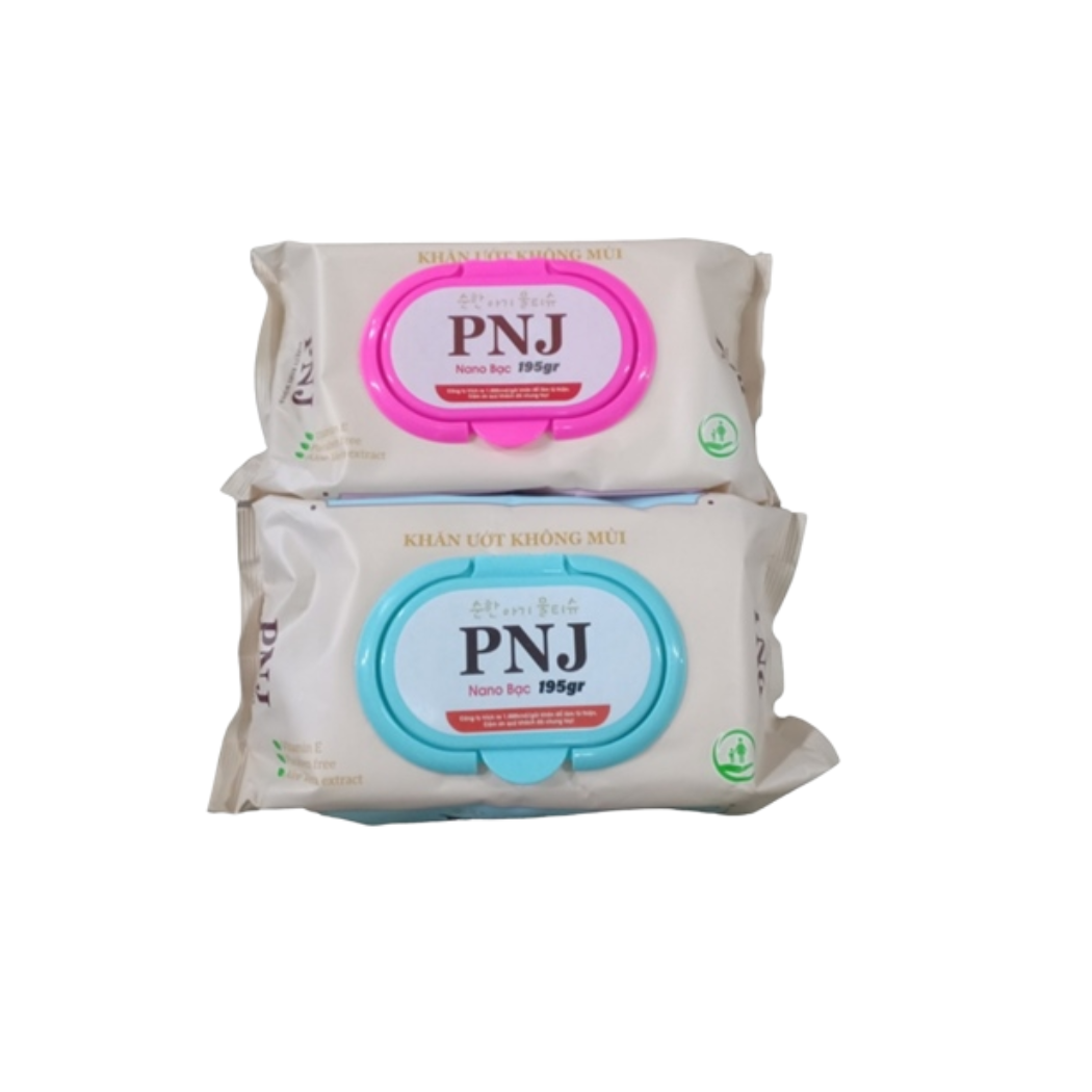 Khăn Ướt PNJ 195 Xanh/Hồng