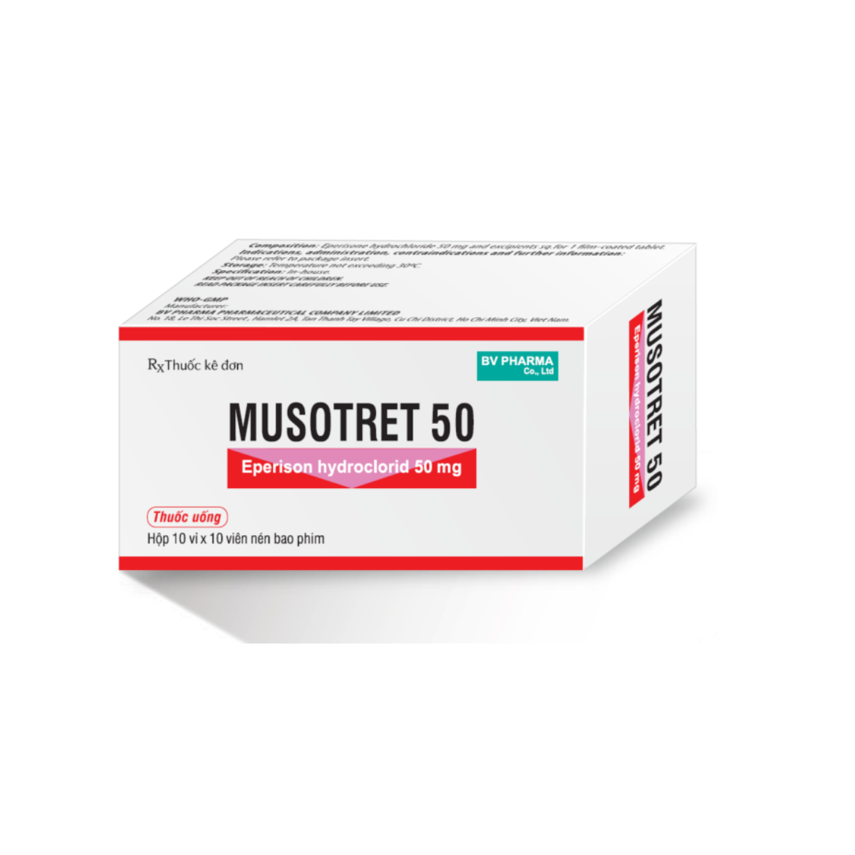 Musotret 50mg BV Pharma (H.100v)