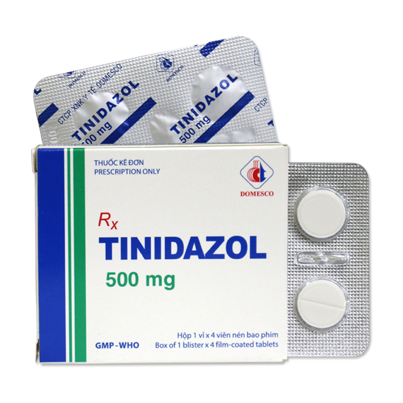 Tinidazol 500mg Domesco (H/4v)