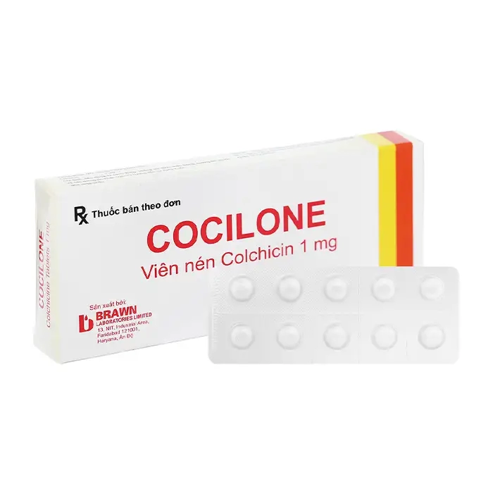 Cocilone Colchicine 1mg Brawn (H/10V)