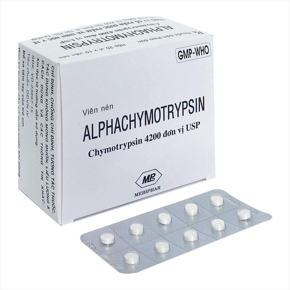 Alphachymotrypsin 4200IU Mebiphar (H/200V)