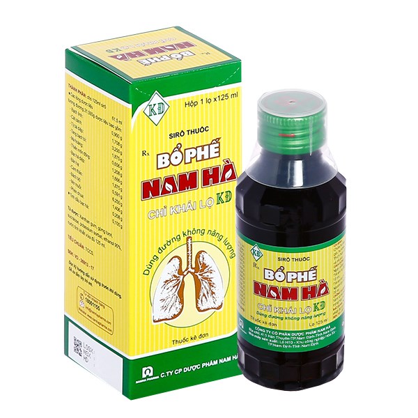 Bổ Phế Nam Hà Chỉ Khái Lộ Không Đường (C/125ML)